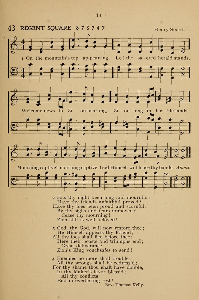 Hymnal: a compilation of familiar hymns for use at meetings where the larger collections are not available. page 46