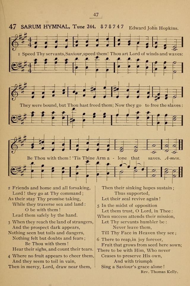 Hymnal: a compilation of familiar hymns for use at meetings where the larger collections are not available. page 50