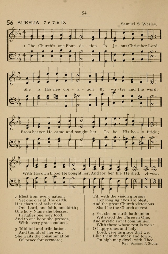 Hymnal: a compilation of familiar hymns for use at meetings where the larger collections are not available. page 57