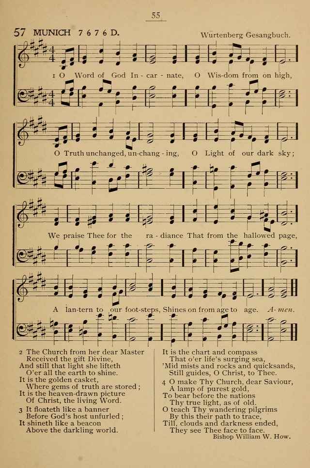 Hymnal: a compilation of familiar hymns for use at meetings where the larger collections are not available. page 58