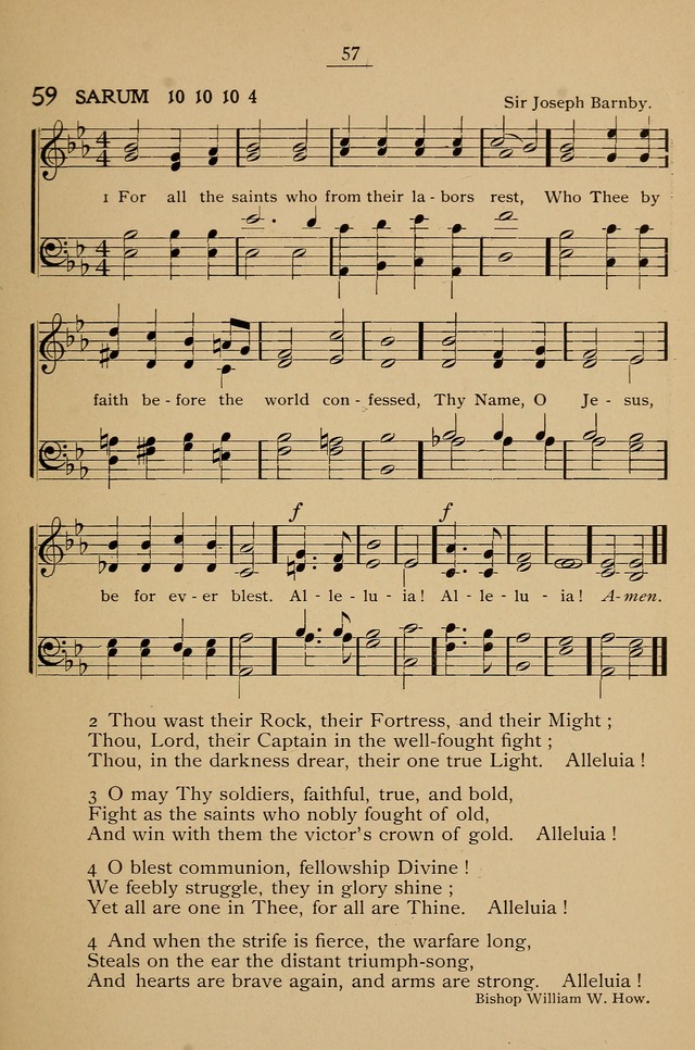 Hymnal: a compilation of familiar hymns for use at meetings where the larger collections are not available. page 60