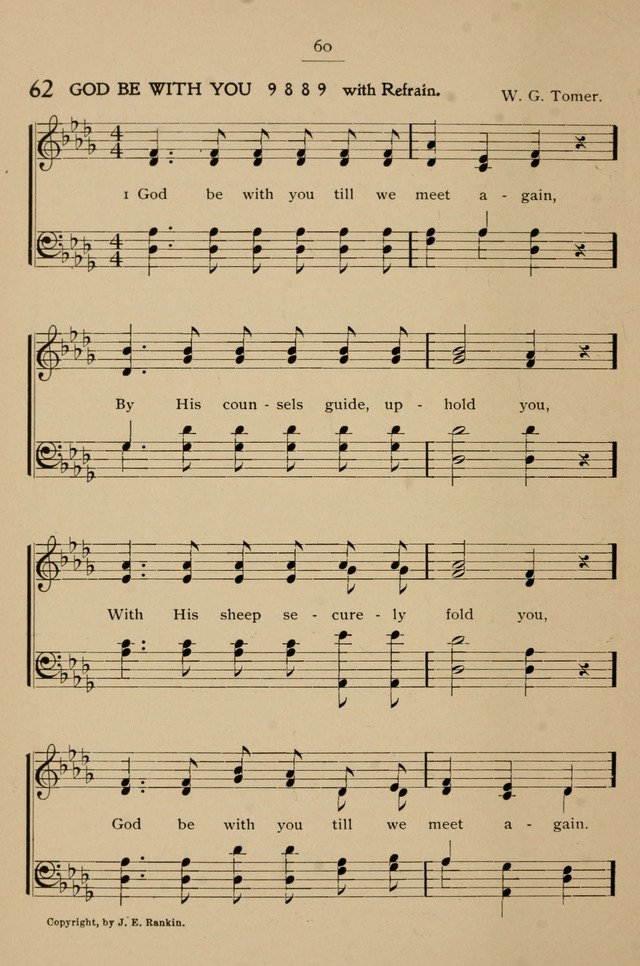 Hymnal: a compilation of familiar hymns for use at meetings where the larger collections are not available. page 63