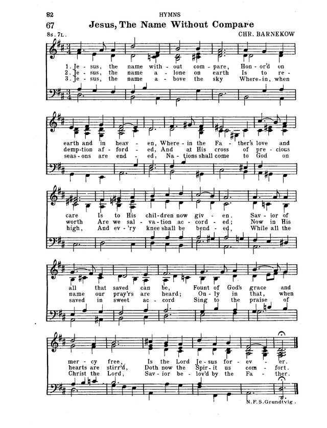 Hymnal for Church and Home page 103