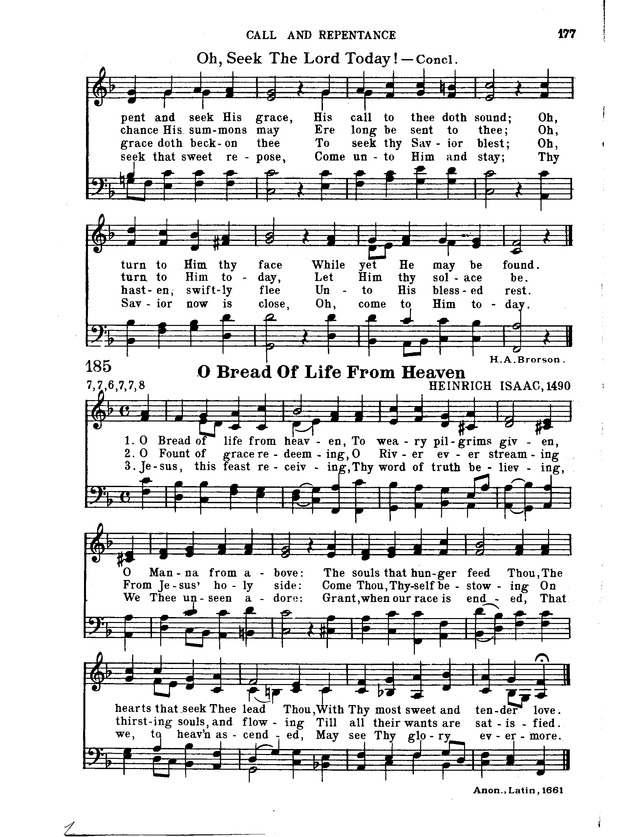 Hymnal for Church and Home page 198