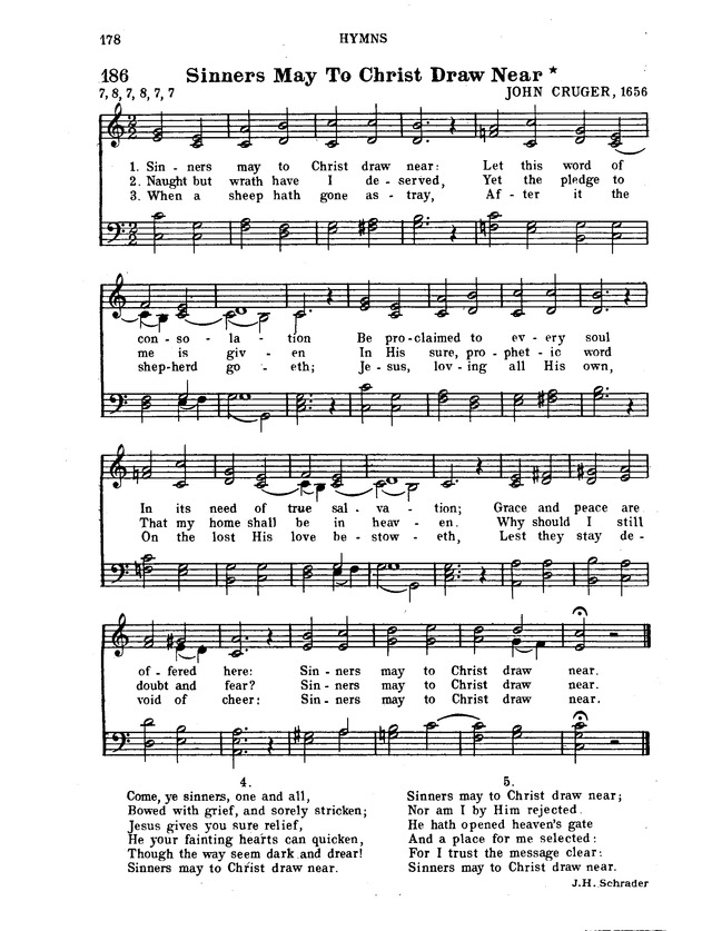 Hymnal for Church and Home page 199