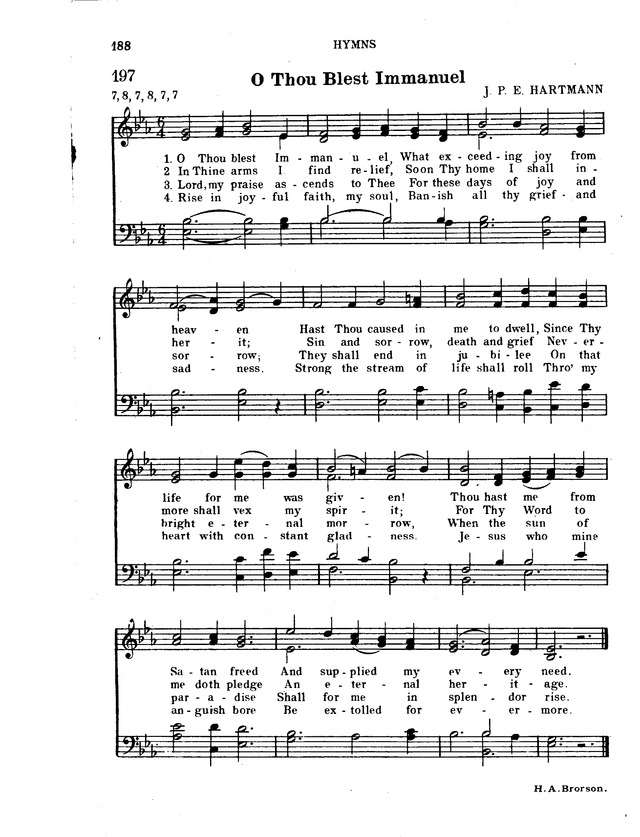 Hymnal for Church and Home page 209