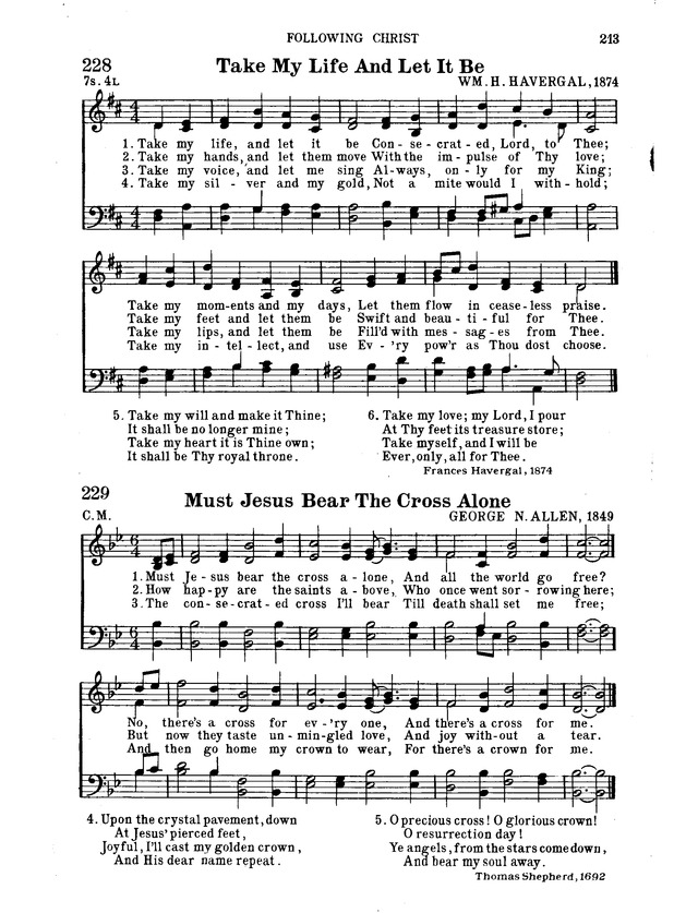 Hymnal for Church and Home page 234