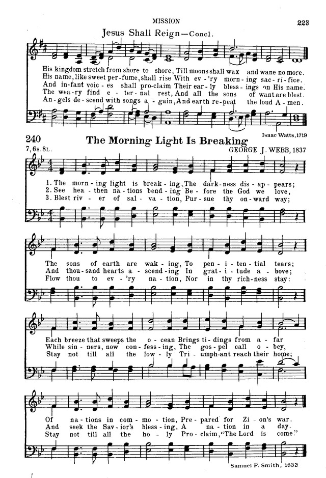 Hymnal for Church and Home page 244