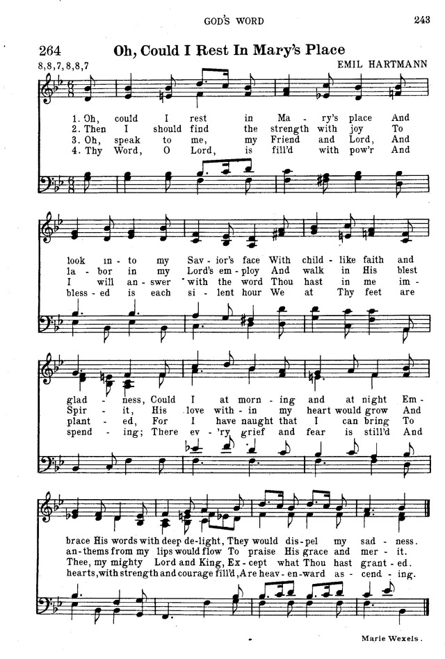 Hymnal for Church and Home page 264