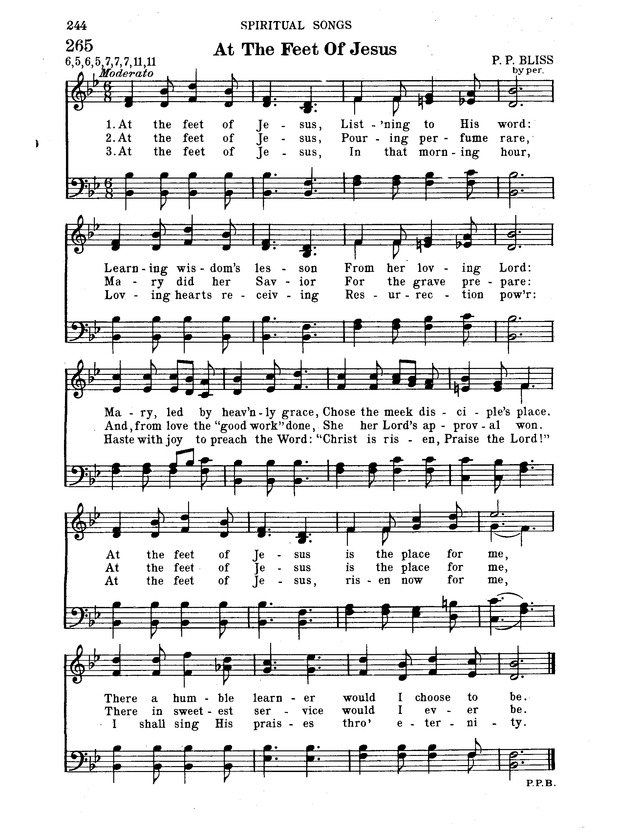 Hymnal for Church and Home page 265