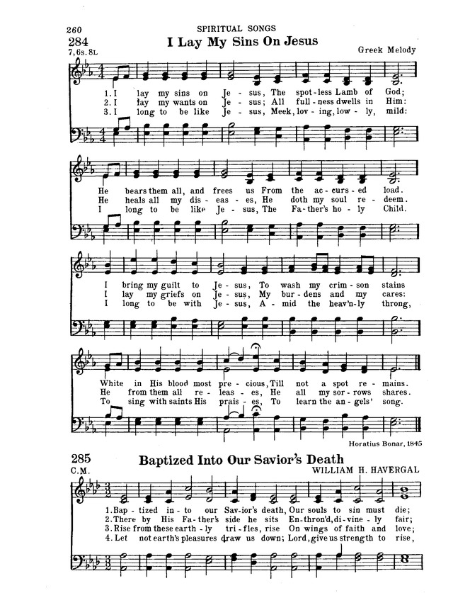 Hymnal for Church and Home page 281