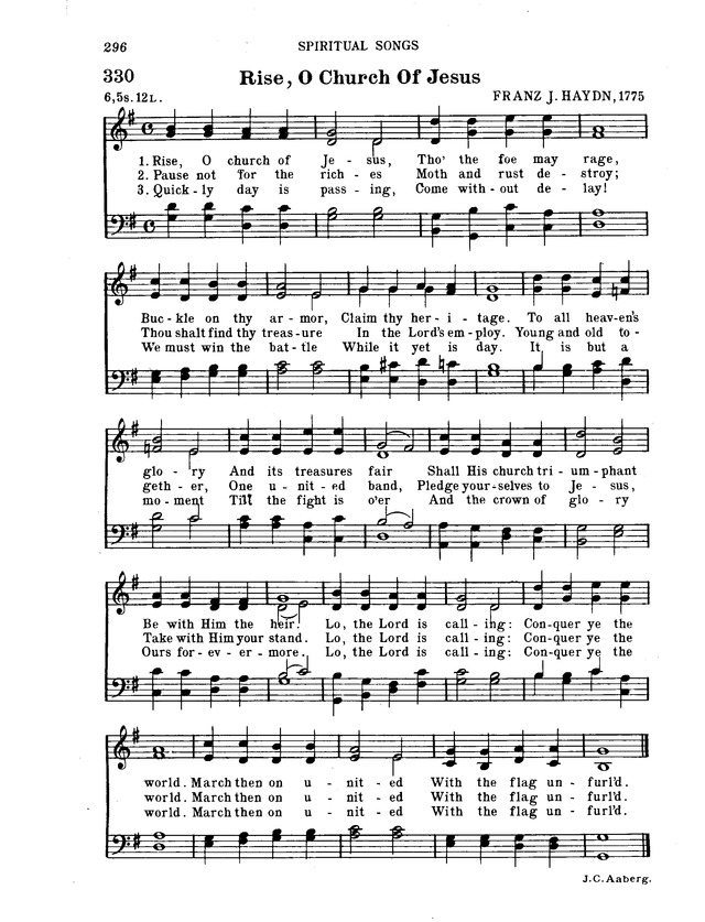 Hymnal for Church and Home page 317