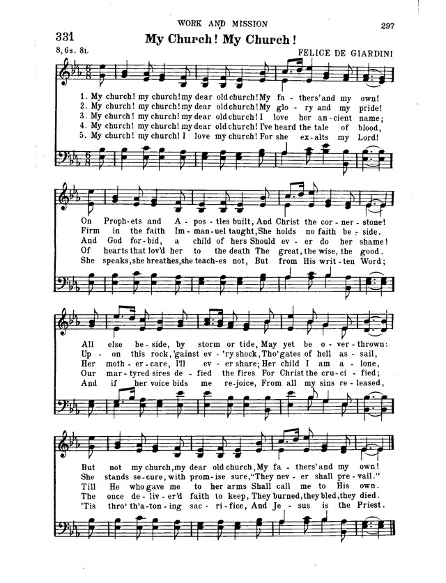 Hymnal for Church and Home page 318