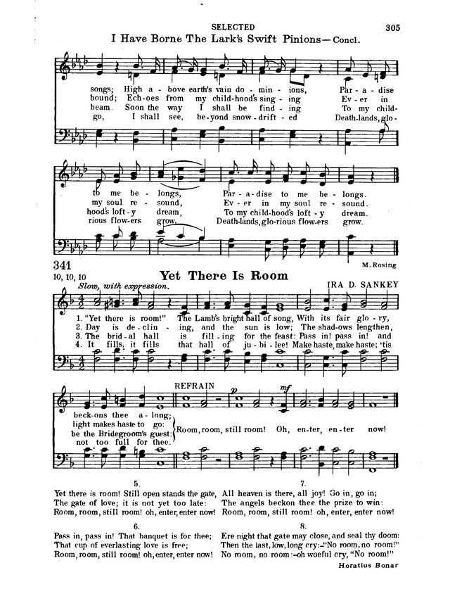 Hymnal for Church and Home page 326