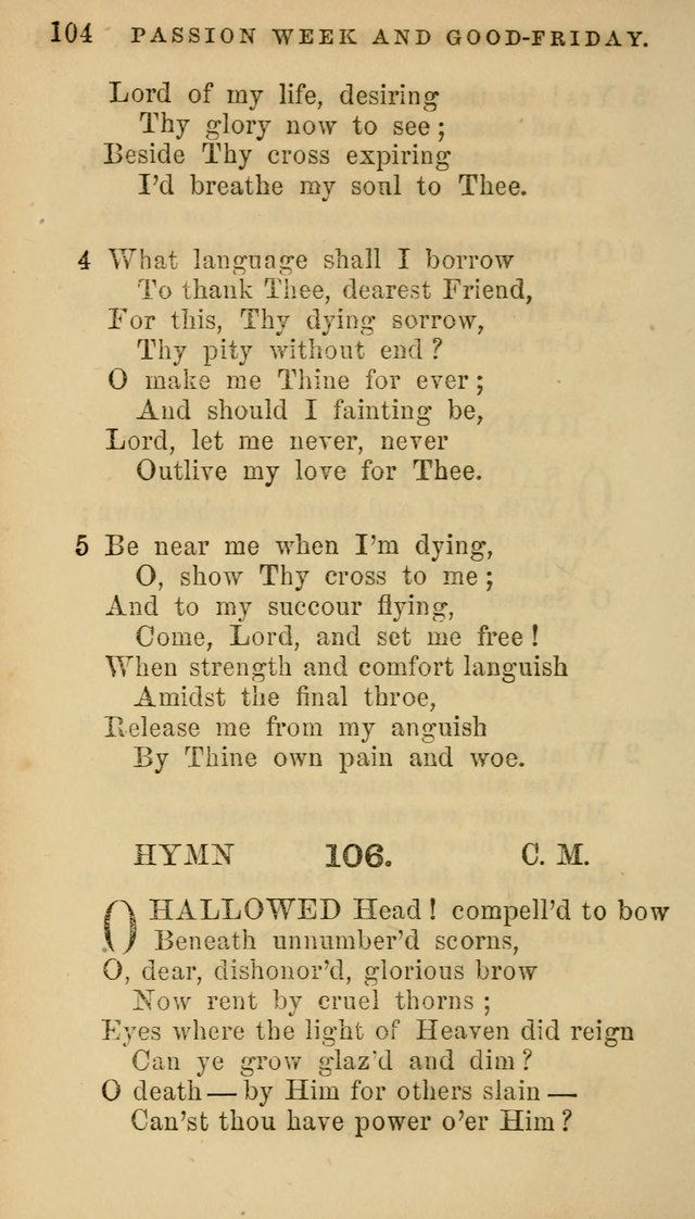 Hymns for Church and Home page 108