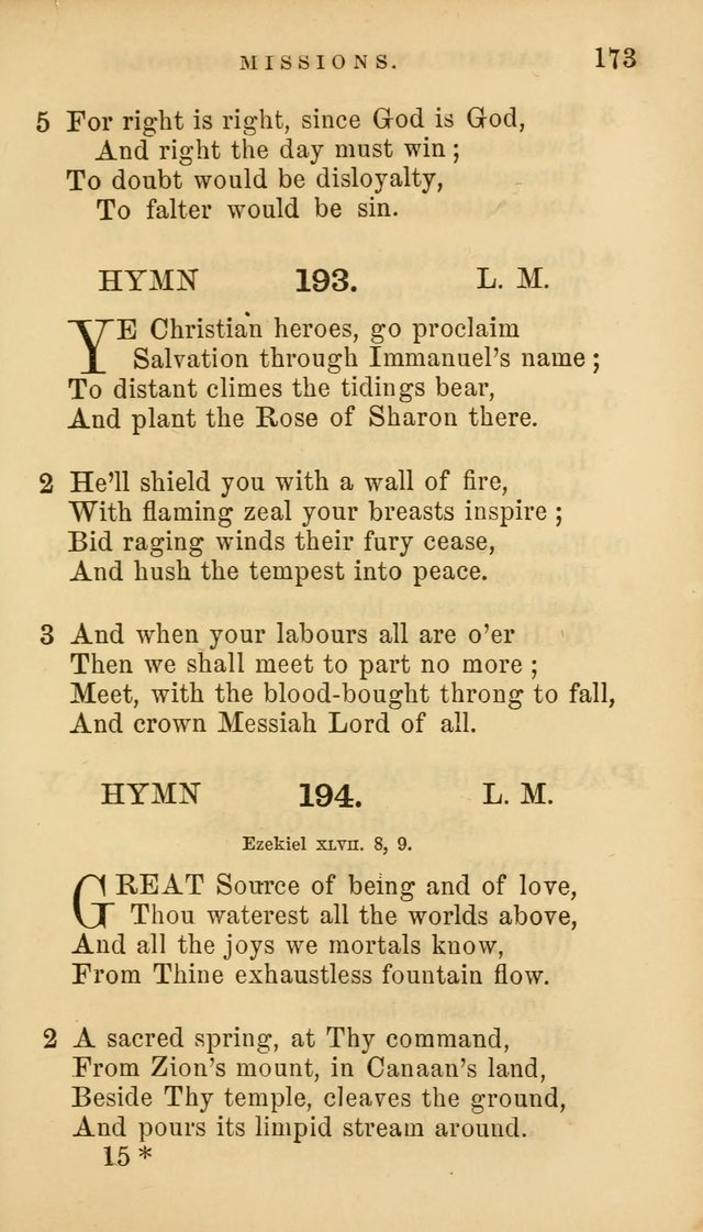 Hymns for Church and Home page 177