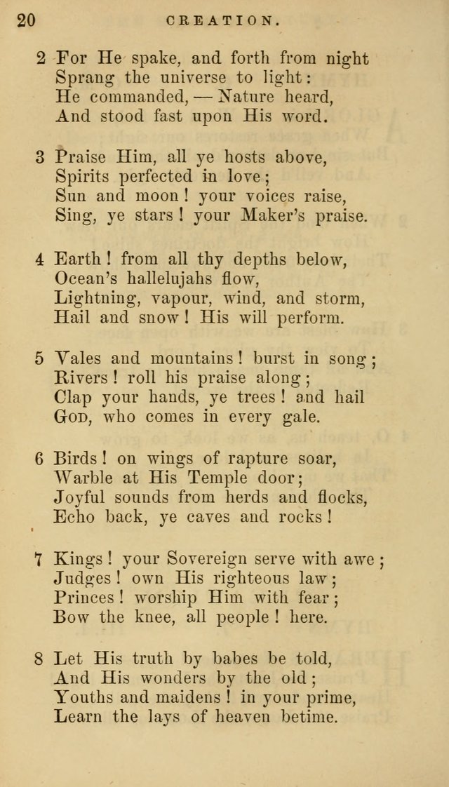 Hymns for Church and Home page 20