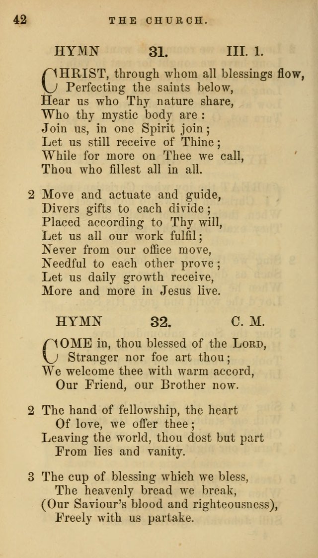 Hymns for Church and Home page 42