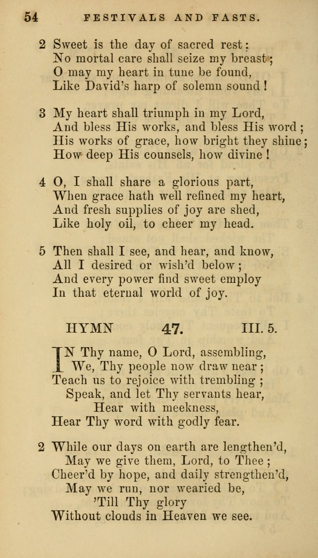 Hymns for Church and Home page 54