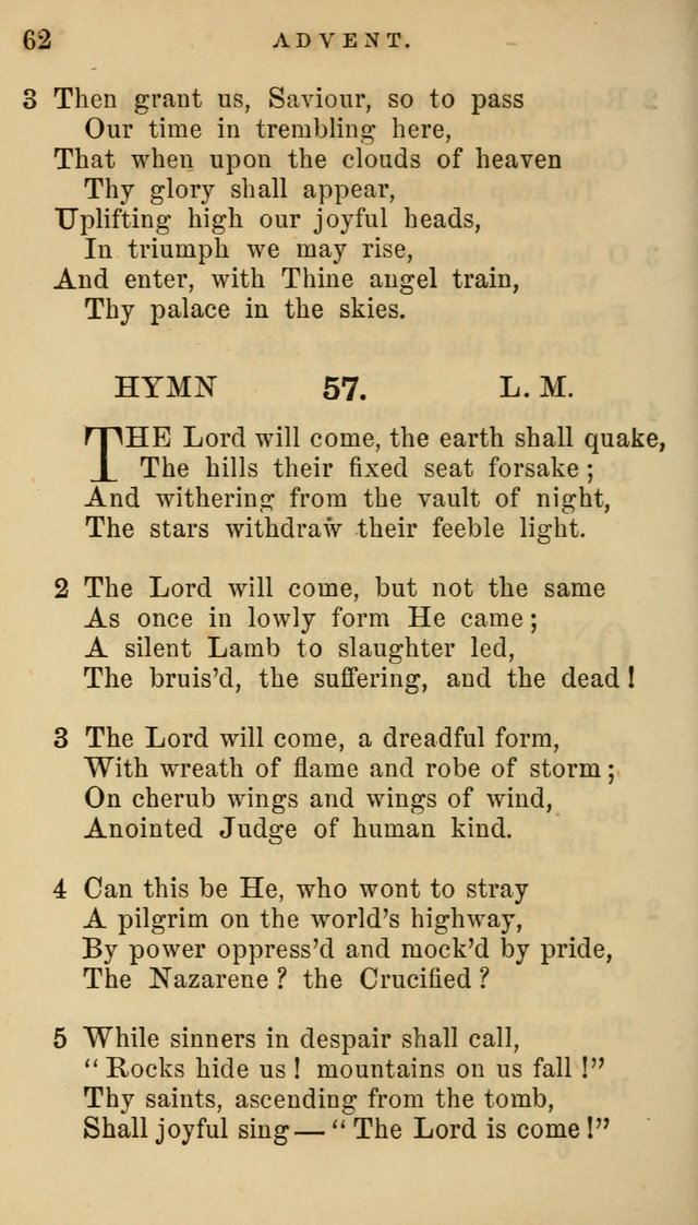 Hymns for Church and Home page 62