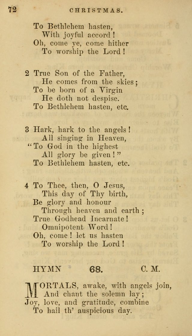 Hymns for Church and Home page 72