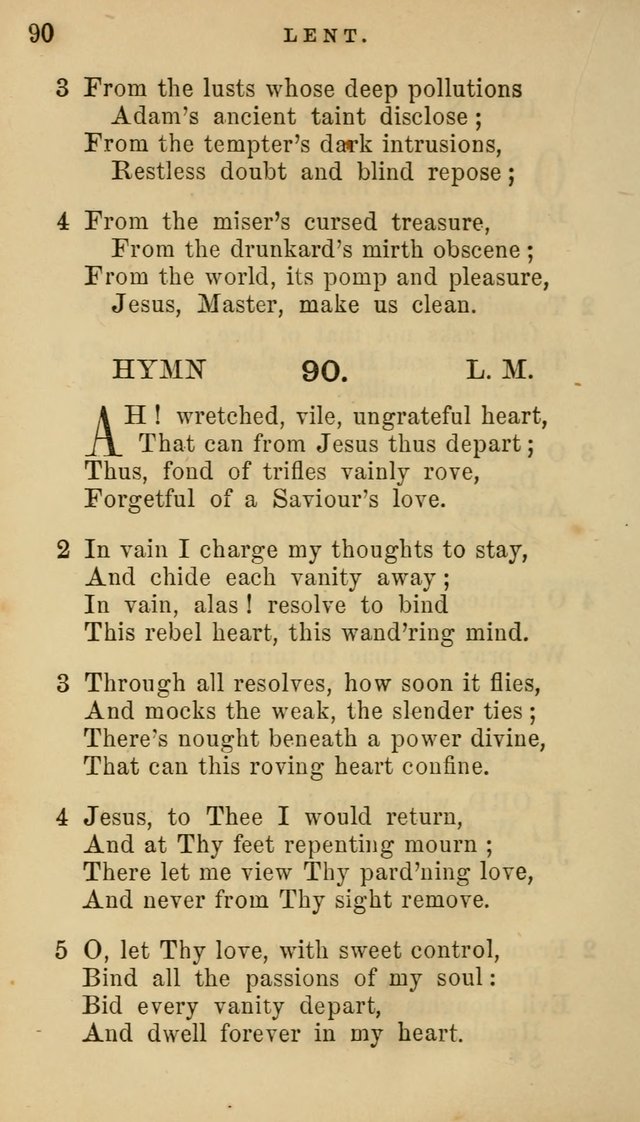 Hymns for Church and Home page 90