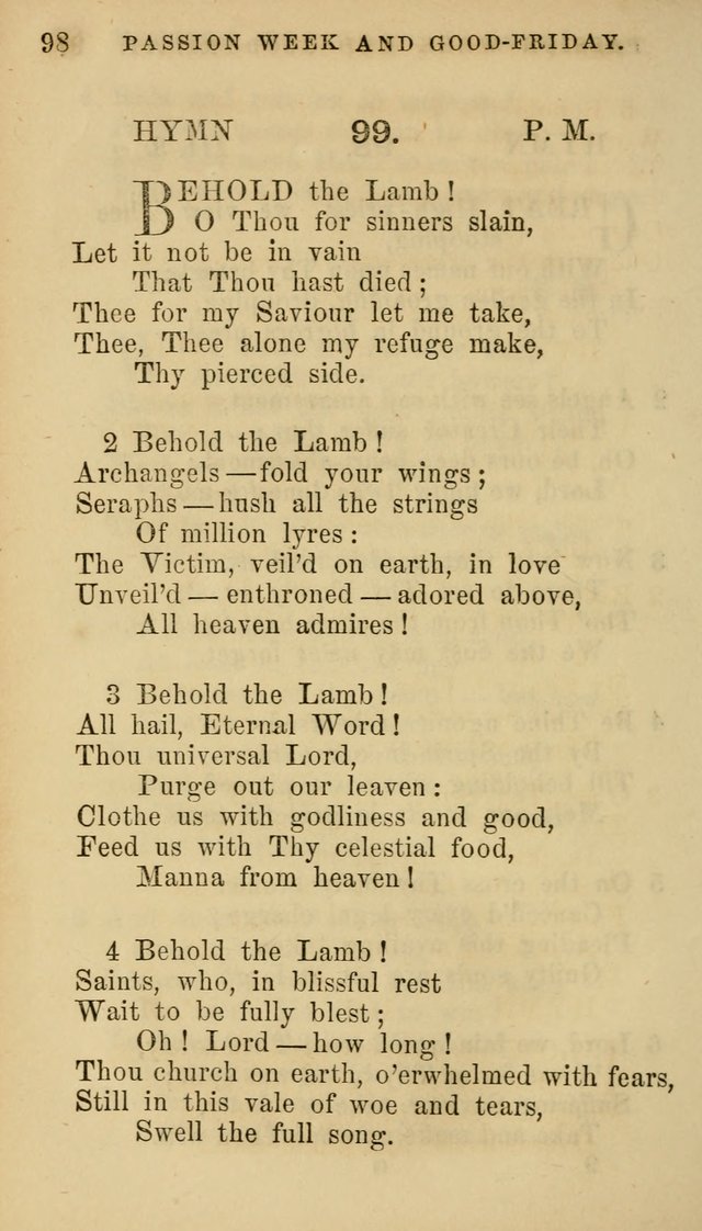 Hymns for Church and Home page 98