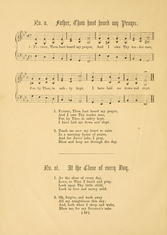 Hymns for Children (2nd ed.) page 10