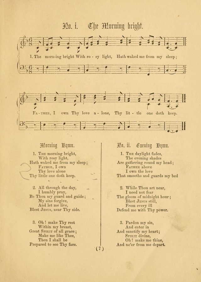 Hymns for Children (2nd ed.) page 7