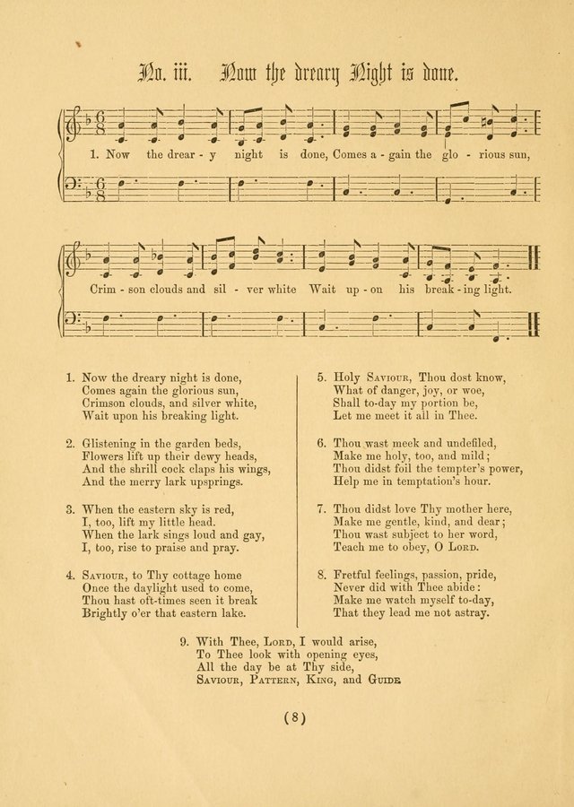 Hymns for Children (2nd ed.) page 8