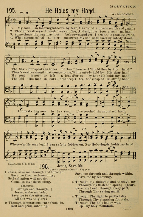 Hymns of the Christian Life: for the sanctuary, Sunday schools, prayer meetings, mission work and revival services page 132