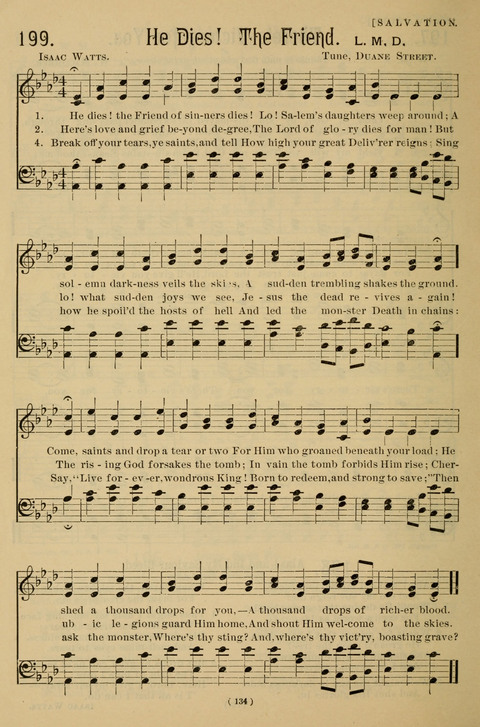 Hymns of the Christian Life: for the sanctuary, Sunday schools, prayer meetings, mission work and revival services page 134