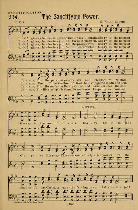 Hymns of the Christian Life: for the sanctuary, Sunday schools, prayer meetings, mission work and revival services page 155