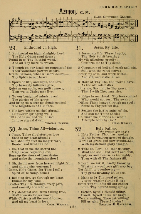 Hymns of the Christian Life: for the sanctuary, Sunday schools, prayer meetings, mission work and revival services page 16