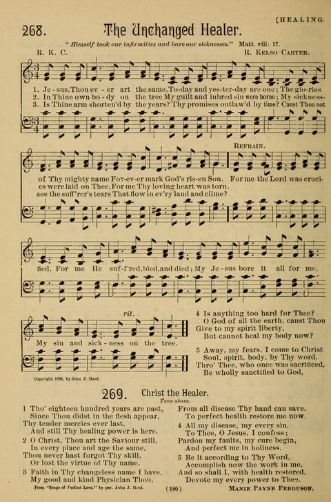 Hymns of the Christian Life: for the sanctuary, Sunday schools, prayer meetings, mission work and revival services page 180