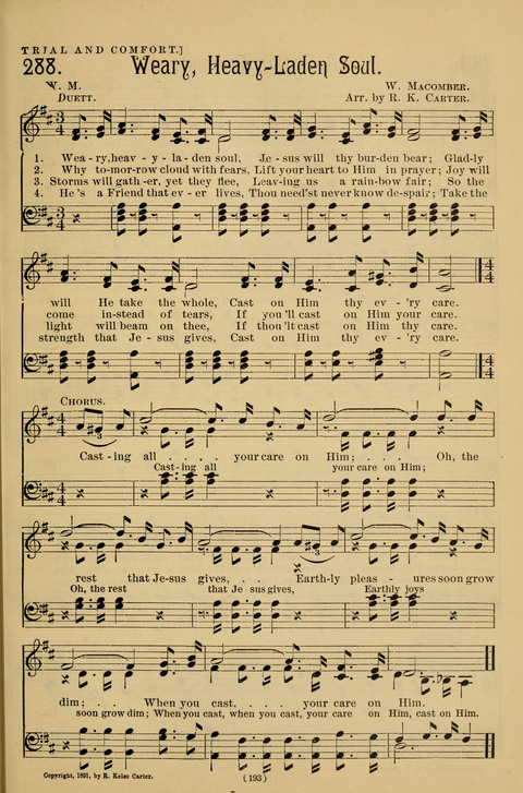 Hymns of the Christian Life: for the sanctuary, Sunday schools, prayer meetings, mission work and revival services page 193