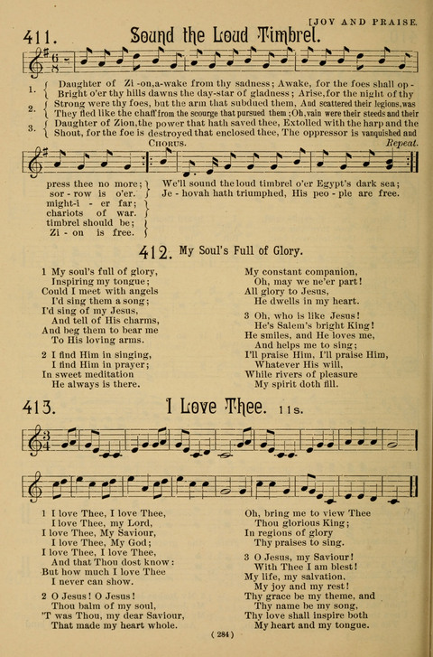 Hymns of the Christian Life: for the sanctuary, Sunday schools, prayer meetings, mission work and revival services page 284