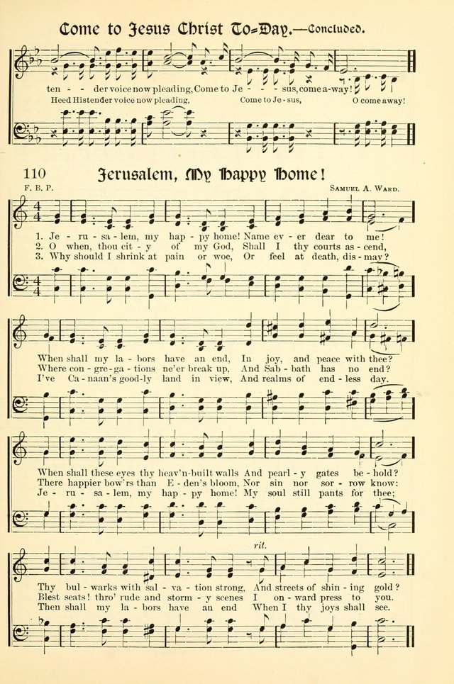 Hymns of the Christian Life. No. 3: for church worship, conventions, evangelistic services, prayer meetings, missionary meetings, revival services, rescue mission work and Sunday schools page 111