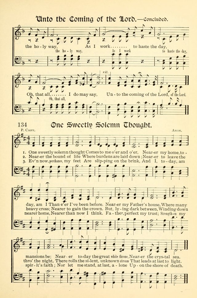 Hymns of the Christian Life. No. 3: for church worship, conventions, evangelistic services, prayer meetings, missionary meetings, revival services, rescue mission work and Sunday schools page 135