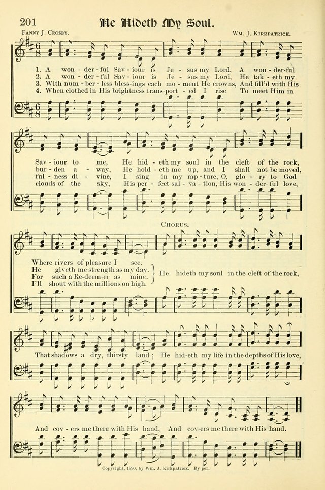 Hymns of the Christian Life. No. 3: for church worship, conventions, evangelistic services, prayer meetings, missionary meetings, revival services, rescue mission work and Sunday schools page 202