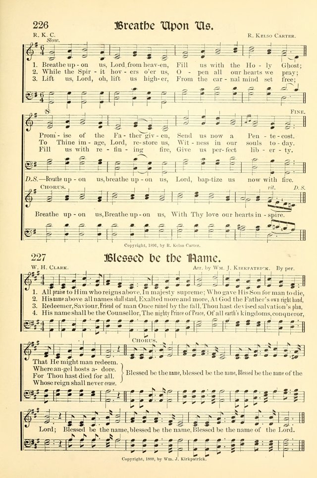 Hymns of the Christian Life. No. 3: for church worship, conventions, evangelistic services, prayer meetings, missionary meetings, revival services, rescue mission work and Sunday schools page 225