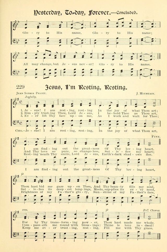 Hymns of the Christian Life. No. 3: for church worship, conventions, evangelistic services, prayer meetings, missionary meetings, revival services, rescue mission work and Sunday schools page 227