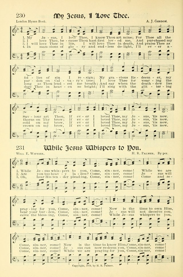 Hymns of the Christian Life. No. 3: for church worship, conventions, evangelistic services, prayer meetings, missionary meetings, revival services, rescue mission work and Sunday schools page 228