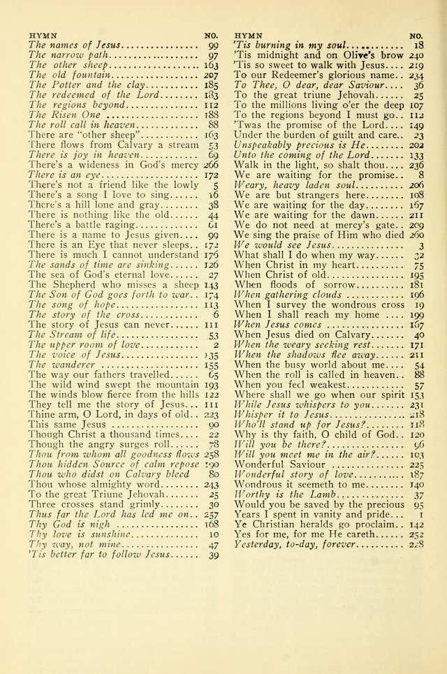 Hymns of the Christian Life. No. 3: for church worship, conventions, evangelistic services, prayer meetings, missionary meetings, revival services, rescue mission work and Sunday schools page 248