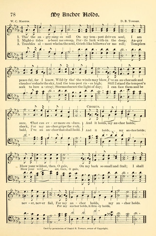 Hymns of the Christian Life. No. 3: for church worship, conventions, evangelistic services, prayer meetings, missionary meetings, revival services, rescue mission work and Sunday schools page 79