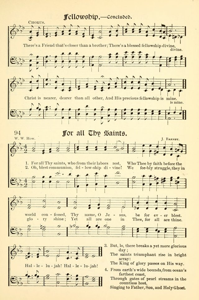 Hymns of the Christian Life. No. 3: for church worship, conventions, evangelistic services, prayer meetings, missionary meetings, revival services, rescue mission work and Sunday schools page 95