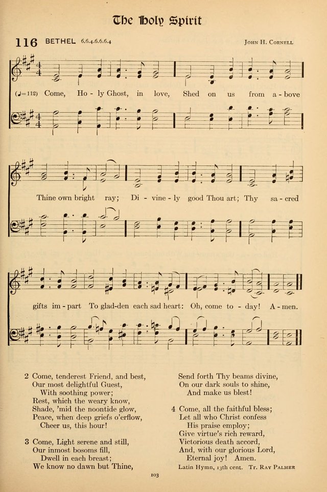 Hymns of the Church: new and old page 105