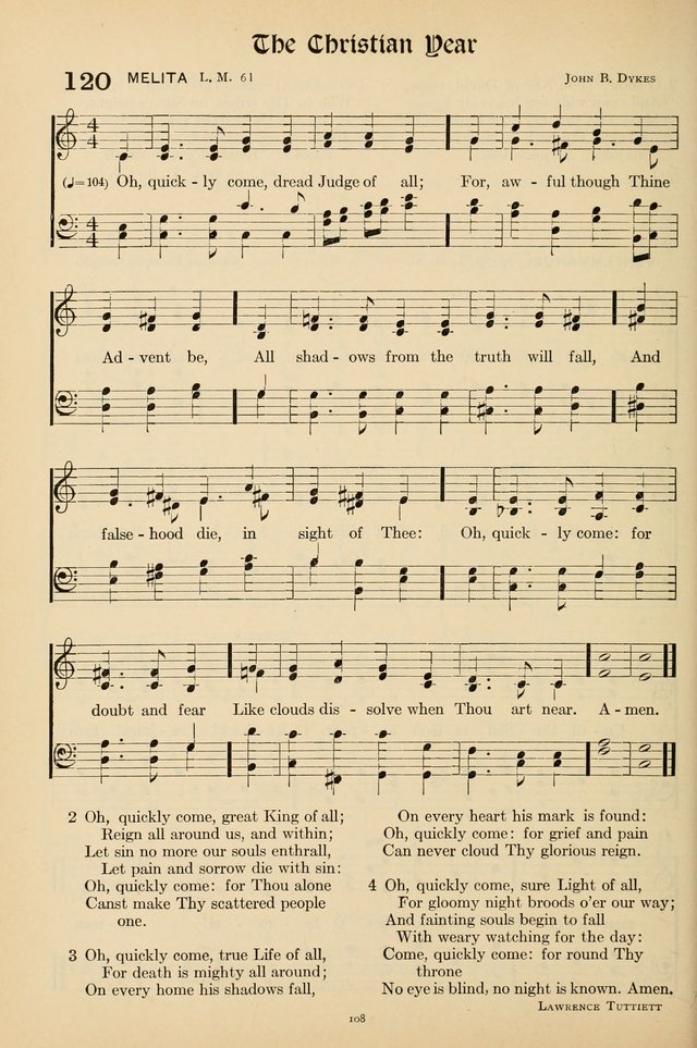 Hymns of the Church: new and old page 110