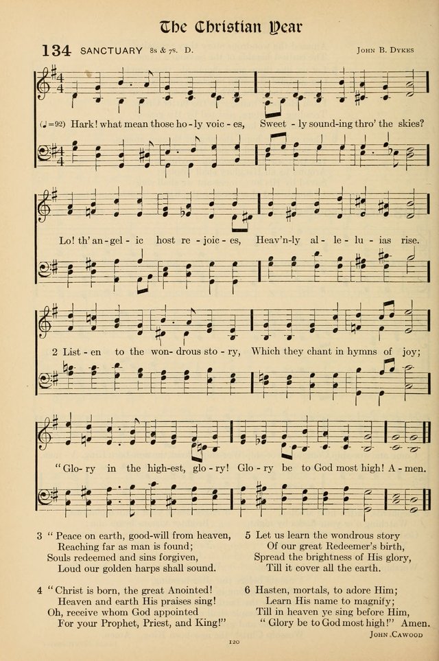 Hymns of the Church: new and old page 122