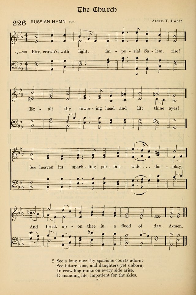 Hymns of the Church: new and old page 220